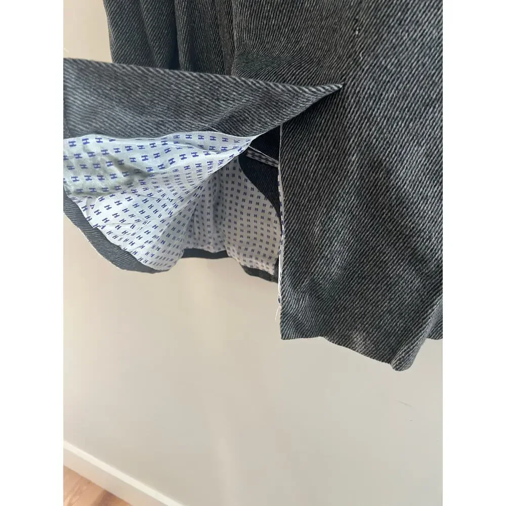Hadleigh’s Double Breasted Cashmere Men’s Coat Gray Size 56 JP JL